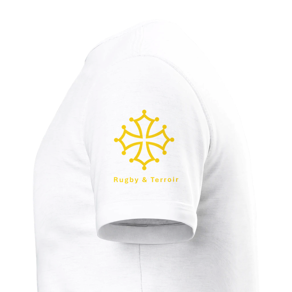 T-shirt Homme – Rugby dans le sang, Terroir dans le cœur
