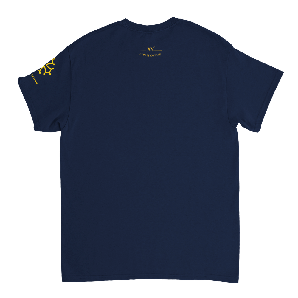 T-shirt Homme – Rugby dans le sang, Terroir dans le cœur