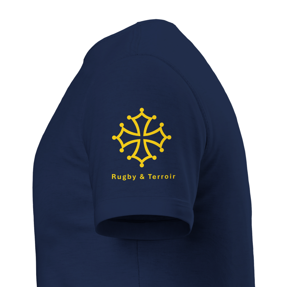 T-shirt Homme – Rugby dans le sang, Terroir dans le cœur