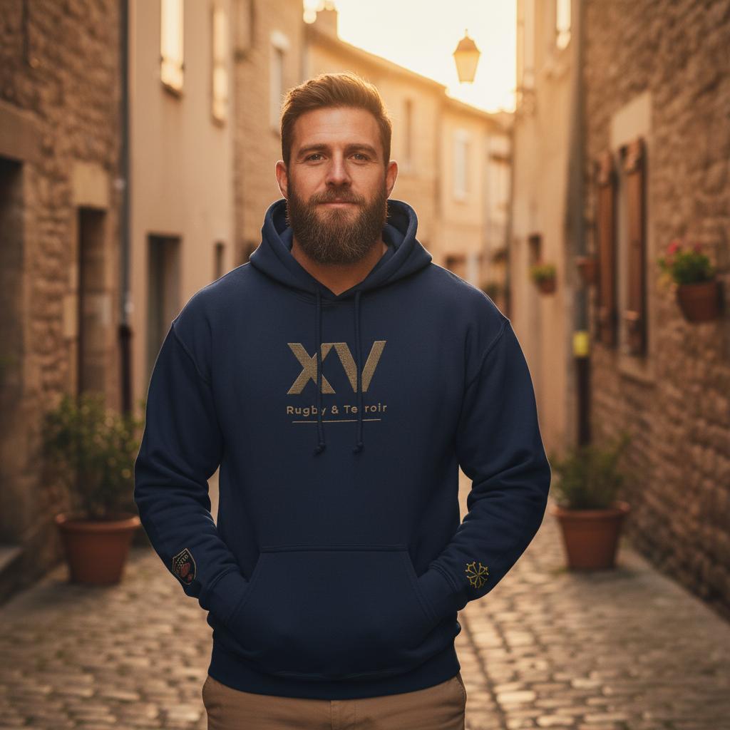 Sweat Esprit Ovalie – La pièce signature