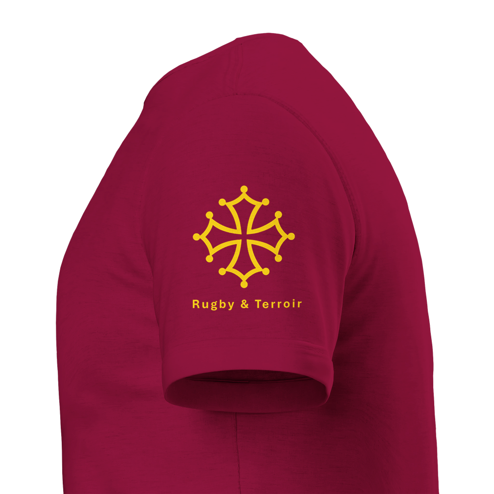 T-shirt Homme – Rugby dans le sang, Terroir dans le cœur