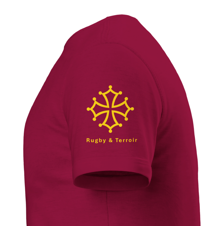 T-shirt – Rugby dans le sang, Terroir dans le cœur