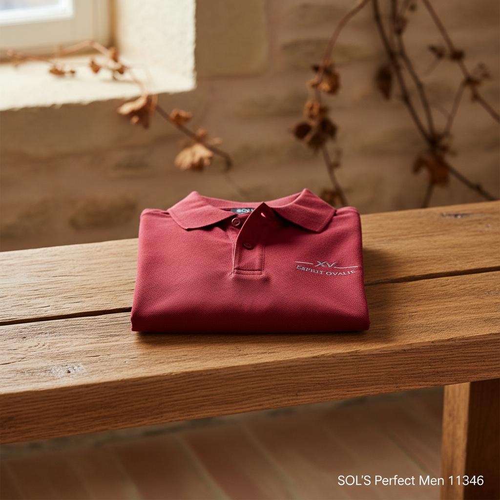 Polo brodé “Esprit Ovalie” – L’élégance du caractère