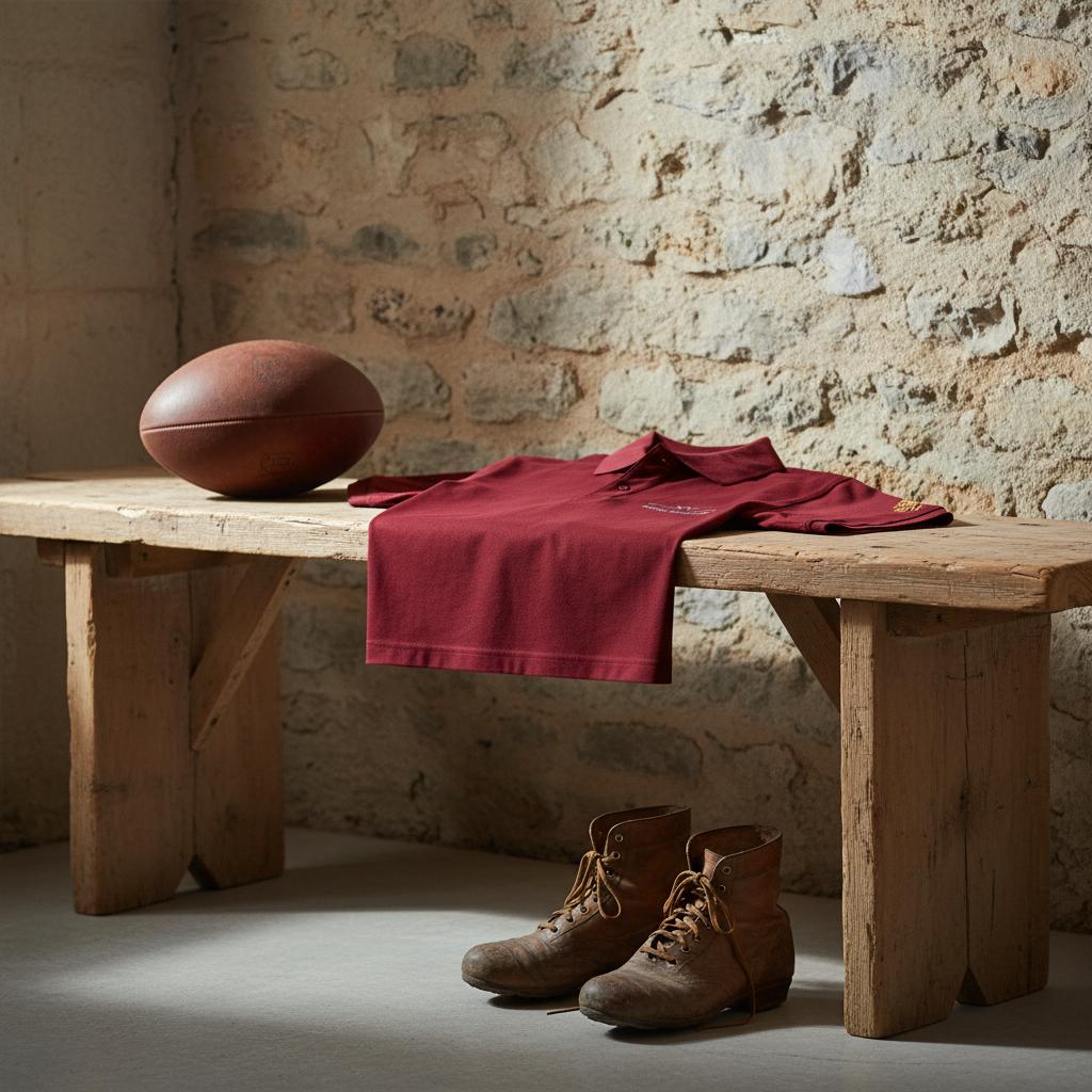 Polo brodé “Esprit Ovalie” – L’élégance du caractère