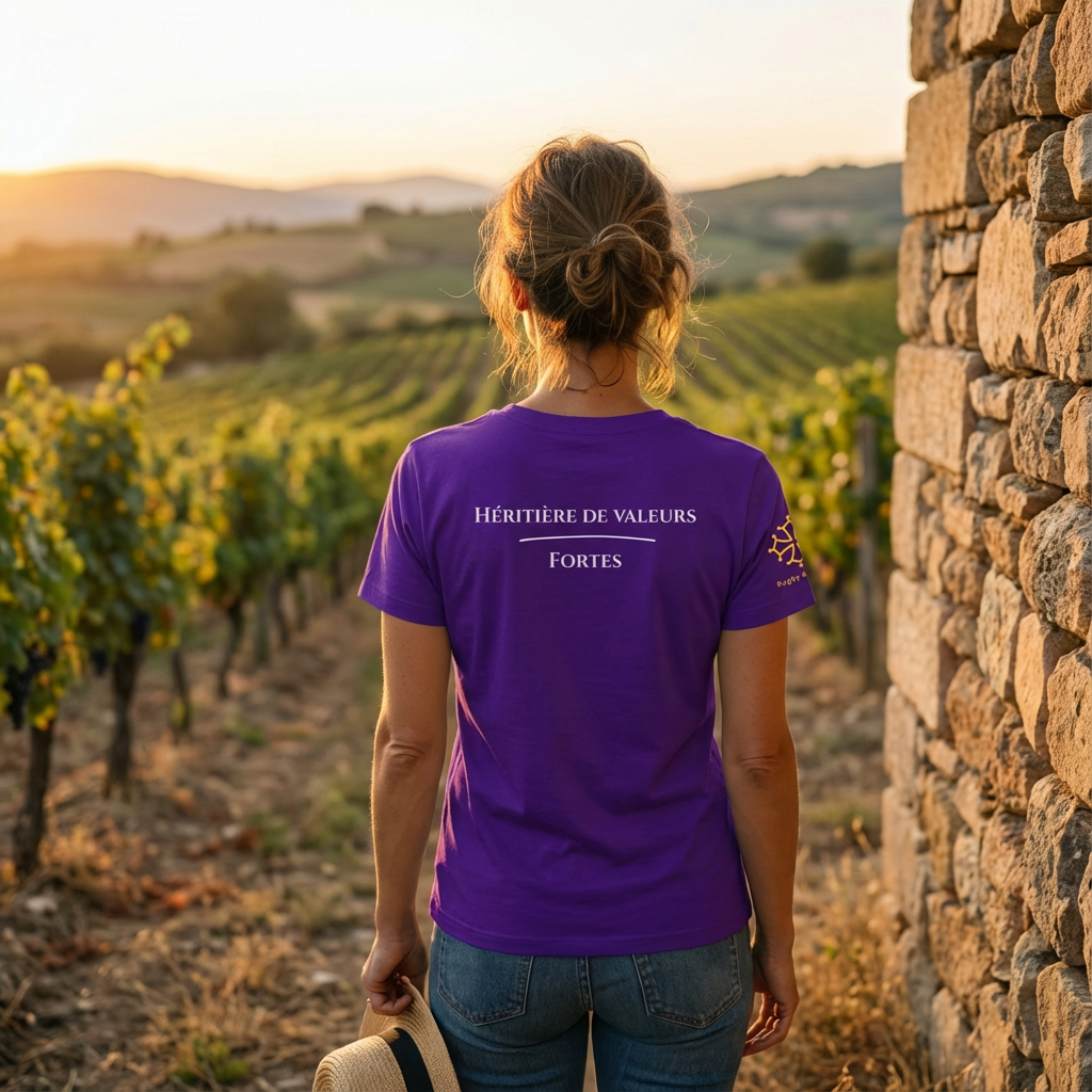 T-shirt – Héritière de valeurs fortes