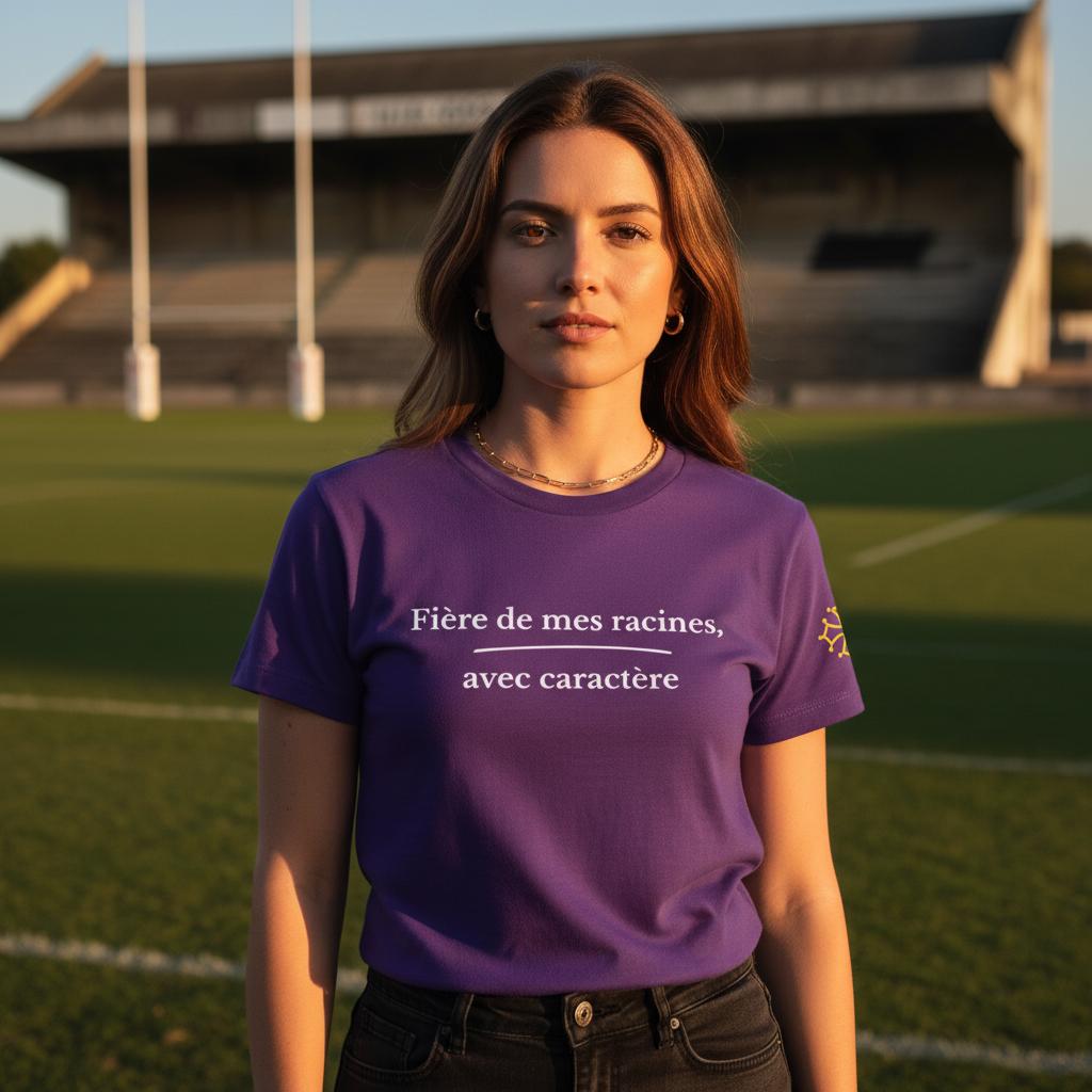 T-shirt Femme – Fière de mes racines