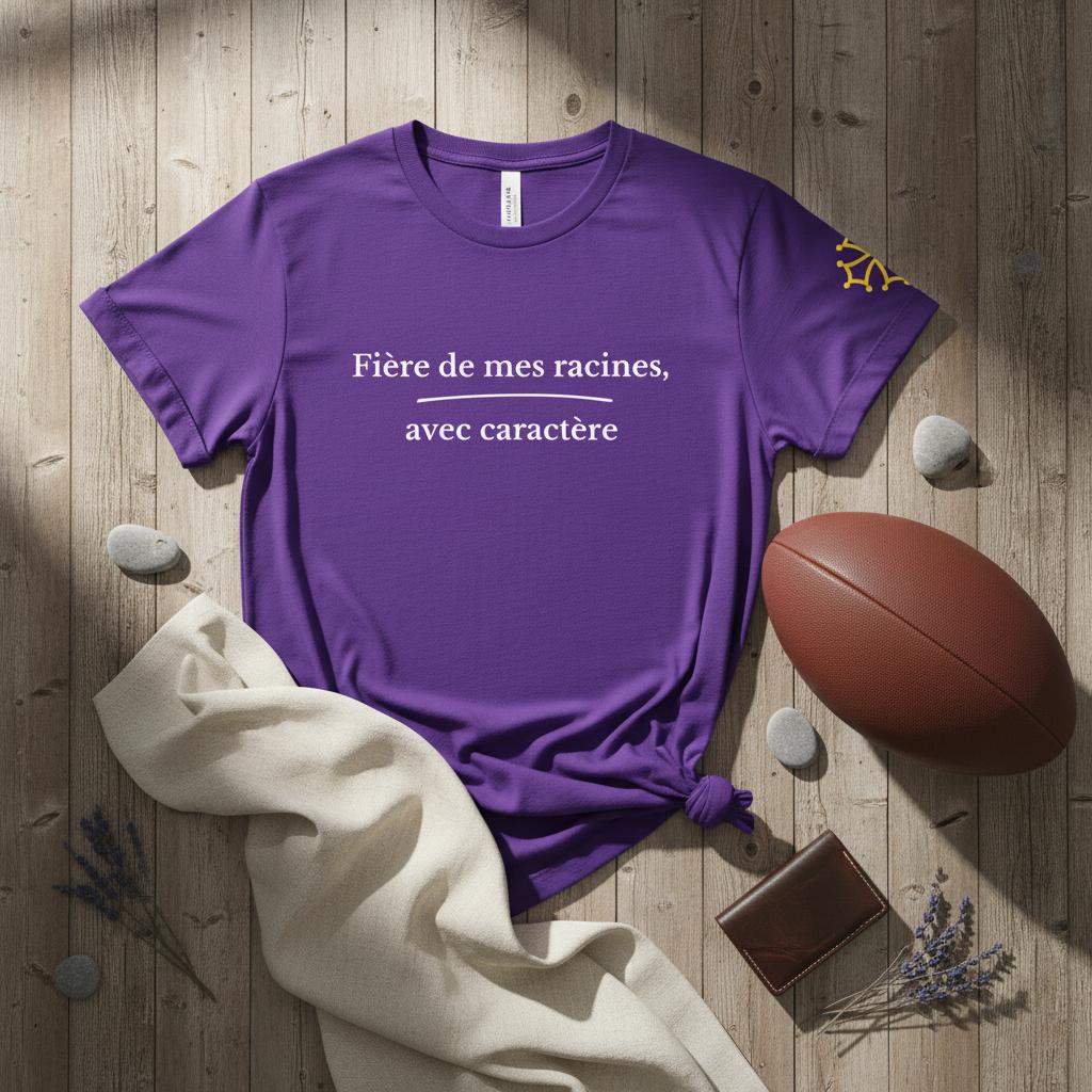T-shirt – Fière de mes racines